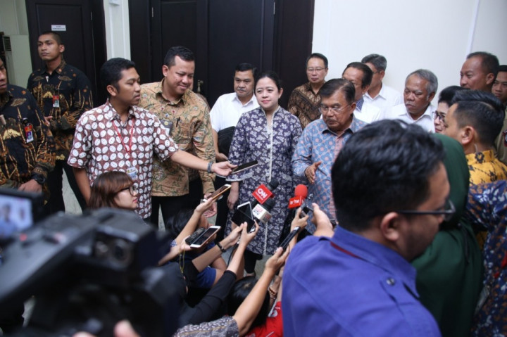 Menko PMK dan Wapres Bahas Penanganan Dampak Bencana NTB dan Sulteng