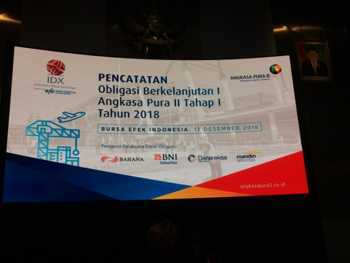 Angkasa Pura II Tawarkan Obligasi Rp750 Miliar