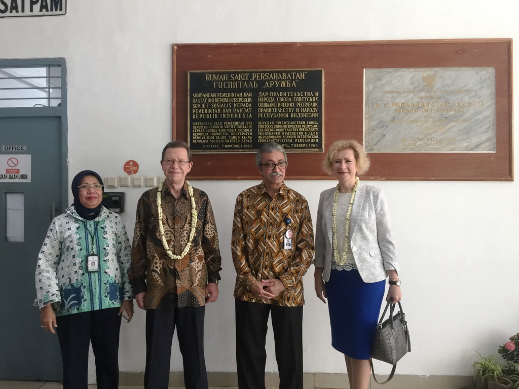 Dubes Rusia untuk ASEAN Alexander Ivanov (kedua dari kiri). (Foto: Kumara Anggita/Medcom)