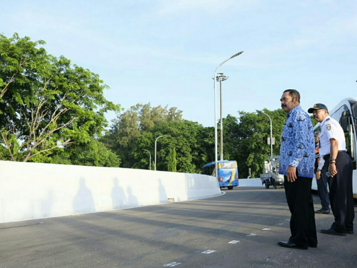 Pemerintah Ujicoba Flyover Manahan Solo
