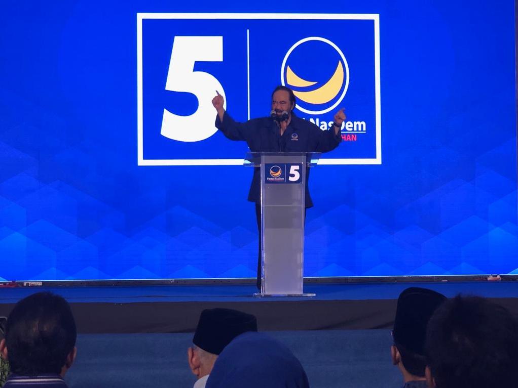 Surya Paloh Sapa Kader NasDem di Jember