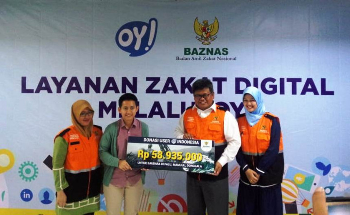Gandeng OY!, BAZNAS Beri Kemudahan Layanan Zakat