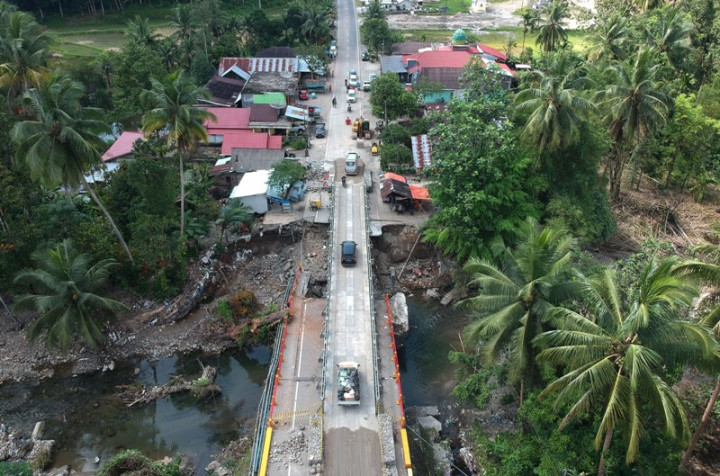 Jembatan Darurat Padang-Bukittinggi Sudah Bisa Dilewati