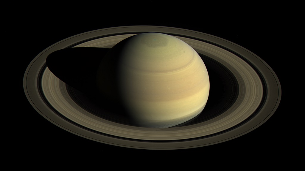 Cincin Saturnus mulai menghilang. (JPL - NASA)