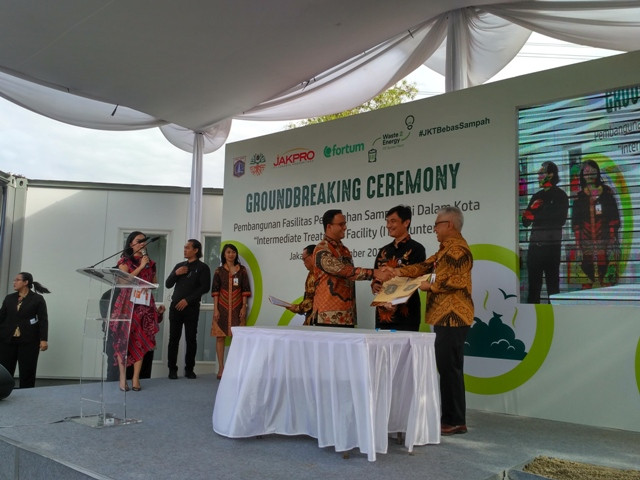 Pengelolaan Sampah Terpadu Sunter Mulai Dibangun