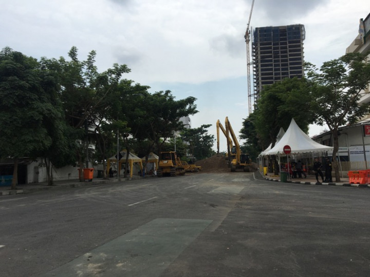 Pengurukan Jalan Gubeng Selesai Dalam Sepekan