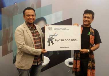 Hasil Lelang Gitar Bertanda Tangan Megadeth Disumbangkan untuk Pustaka Berjalan