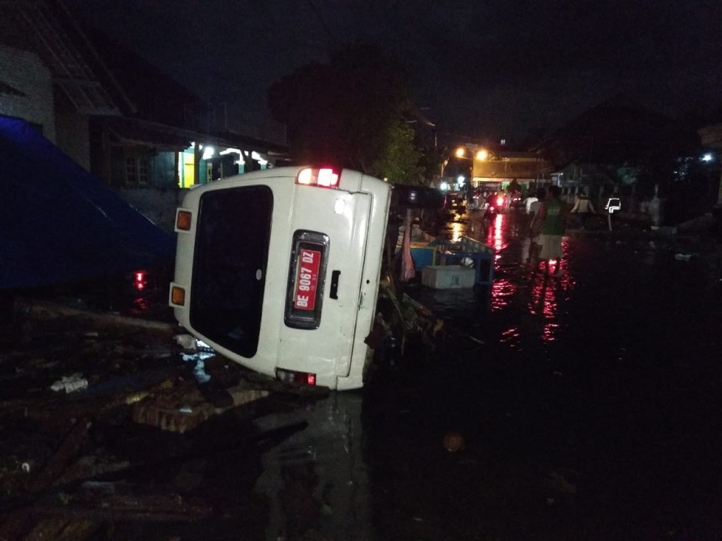 Tsunami Selat Sunda - Foto Istimewa.