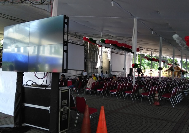 Gereja Katedral sediakan 3.000 kursi tambahan--Medcom.id/Muhammad Syahrul Ramadhan.