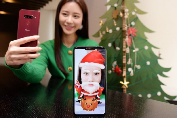 LG Rilis 10 Stiker Bertema Natal untuk V40 ThinQ