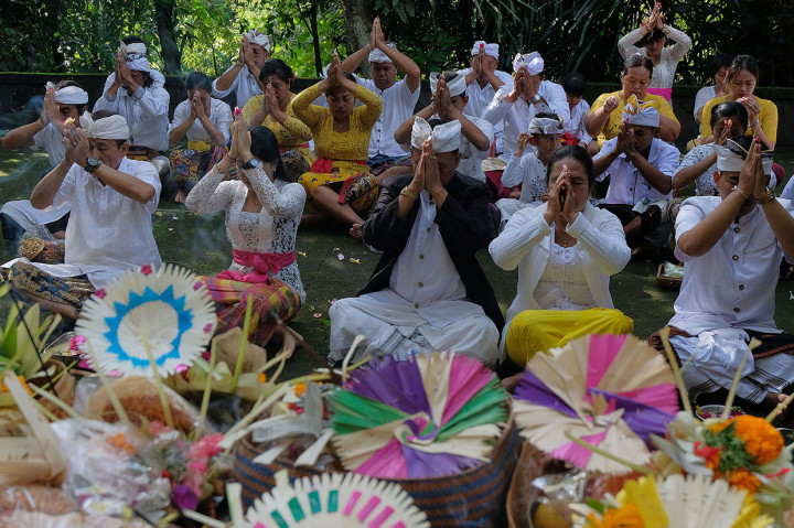 Suasana Perayaan Galungan di Sejumlah Daerah