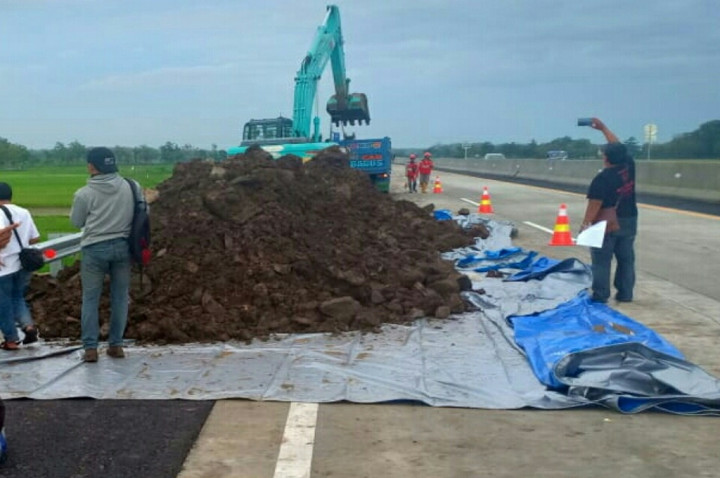 Penyempitan Jalur Terjadi di Tol Kartasura-Salatiga