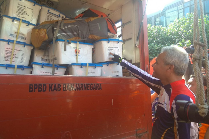 Jateng Kirim Bantuan ke Korban Tsunami Banten