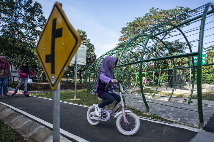 Bermain Sambil Belajar di Taman Lalu Lintas Tebet