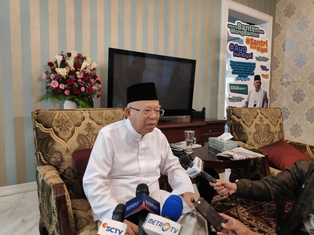 Ma'ruf: 2019 Tahun yang Baik Bagi Indonesia