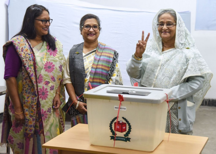PM Hasina Unggul Sementara dalam Pemilu Bangladesh