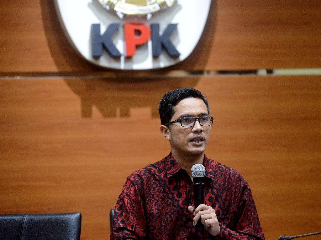 Juru Bicara KPK Febri Diansyah. Foto: MI/Susanto.