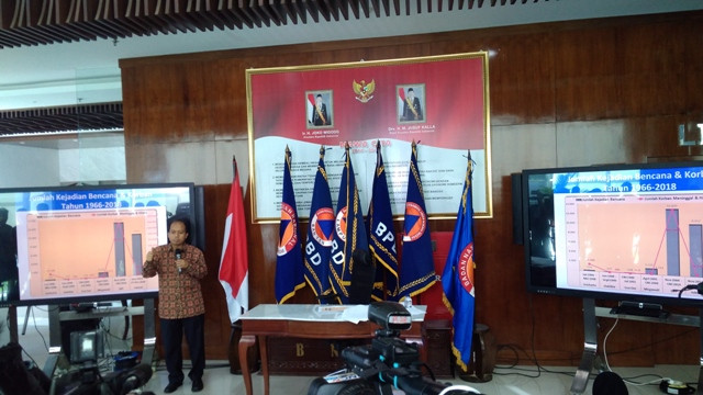 Kapusdatin dan Humas BNPB Sutopo Purwo Nugroho/Medcom.id/Candra Yuli Nuralam