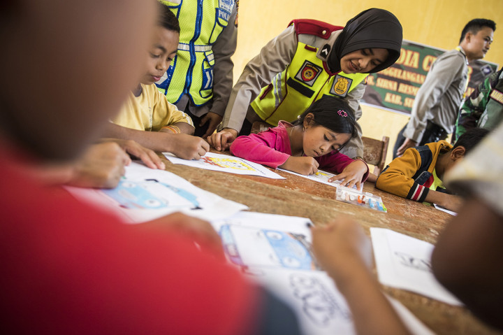 Anak-anak Korban Longsor Sukabumi Jalani Trauma Healing