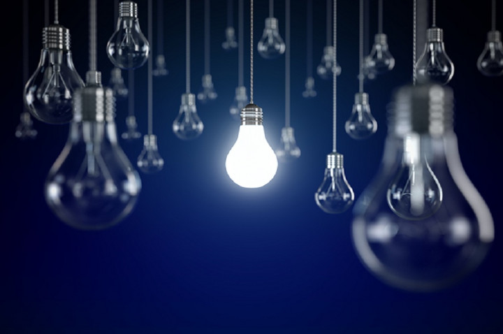 Suasana di Jalan Protokol Pekanbaru Gelap