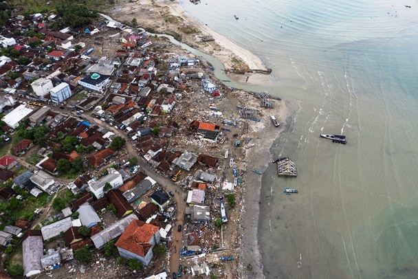 100 Hunian Sementara untuk Korban Tsunami di Pandeglang
