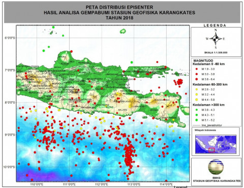 Pantai Selatan Jawa Berpotensi Gempa Dan Tsunami