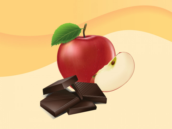 Apel dan Cokelat, Makanan Terbaik Penurun Kolesterol