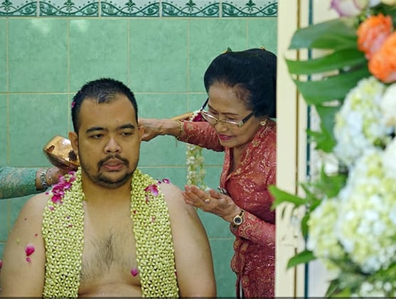 Prosesi siraman calon pengantin putra Kanjeng Gusti Adipati Arya (KGPAA) Paku Alam (PA) X, Bendara Pangeran Haryo (BPH) Kusumo Bimantoro. Istimewa/Pura Pakualaman