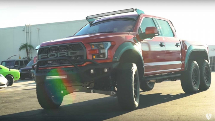 Ford F-150 Raptor 6x6, Tambah Axle ala Hennessey