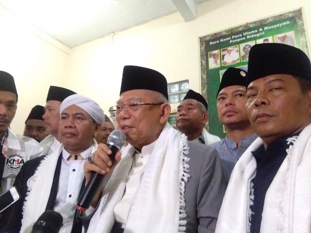 Ma'ruf Tak Takut Sampaikan Visi Misi