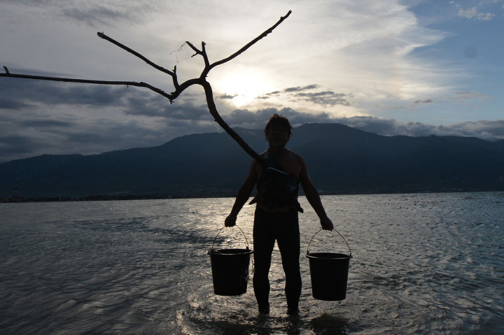 Seniman Jepang Gelar Pertunjukan Mengenang Tsunami Palu