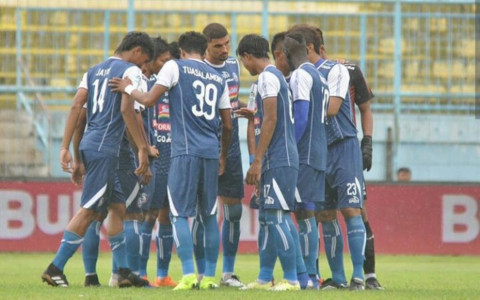 Pemain Arema. (Foto: @aremafcofficial)