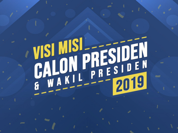 Visi Misi Calon Presiden dan Wakil Presiden 2019
