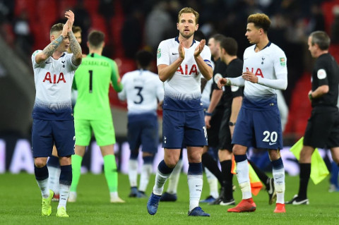 Penggawa Tottenham Hotspur. (Foto: AFP/Glyn Kirk)