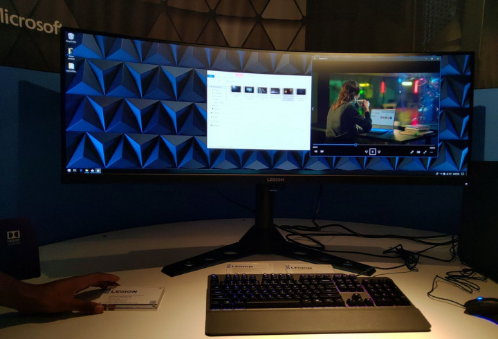 Lenovo Legion Punya Monitor Lengkung 43 Inci