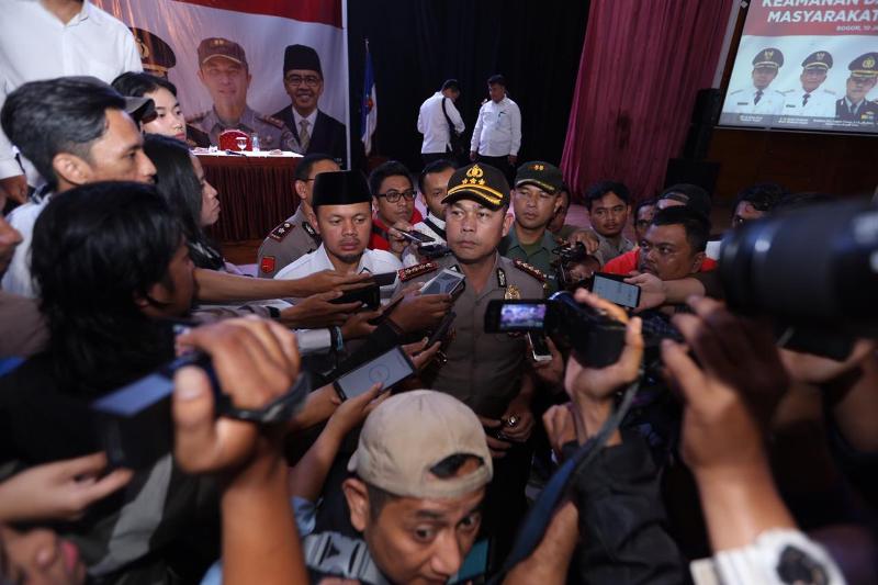 Kapolresta Bogor Kota Kombes Pol Hendri Fiuser.