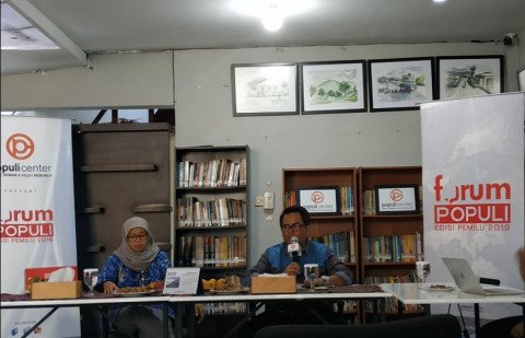 Direktur Populi Center Usep Saiful (kanan). Medcom.id/Ilham