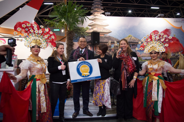 Indonesia Raih Penghargaan Destinasi Terbaik Reisgraag Award