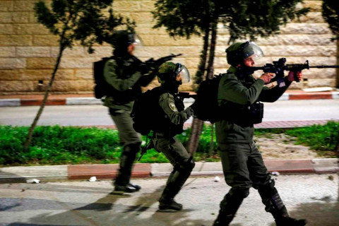 Tentara Israel ketika melancarkan serangan. (Foto: AFP)