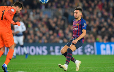 Munir El Haddadi (Foot: AFP/Lluis Gene)