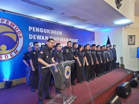 Ilustrasi--Pengukuhan Dewan Pimpinan Pusat Garda Pemuda NasDem