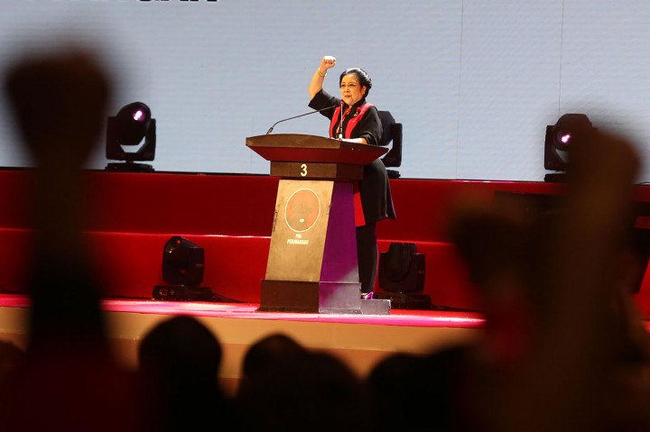 Megawati Tutup Rakornas PDI Perjuangan
