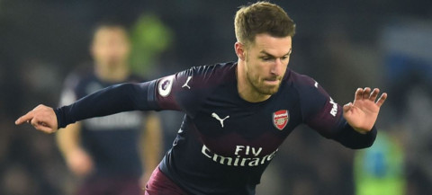 Gelandang Arsenal, Aaron Ramsey (AFP/Glyn Kirk)