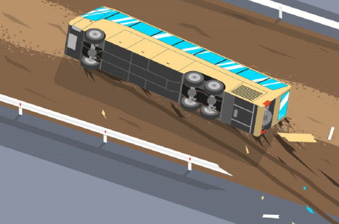 Bus Tabrak Halte di Kanada, Tiga Orang Tewas