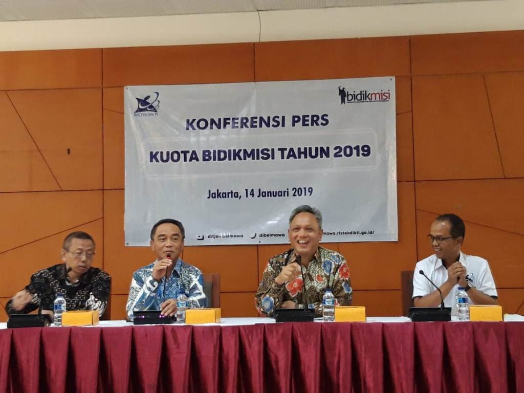 Konferensi Pers tentang Kebijakan Beasiswa Bidikmisi di Tahun Anggaran 2019, Medcom.id/Intan Yunelia.