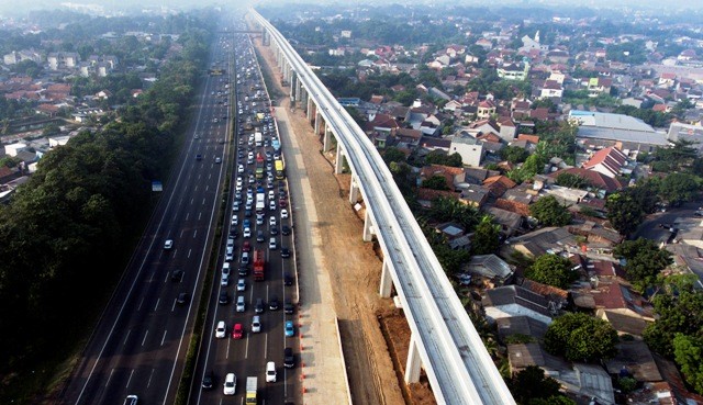 LRT Koridor Cibubur-Depok Tidak Akan Dibuat Melayang