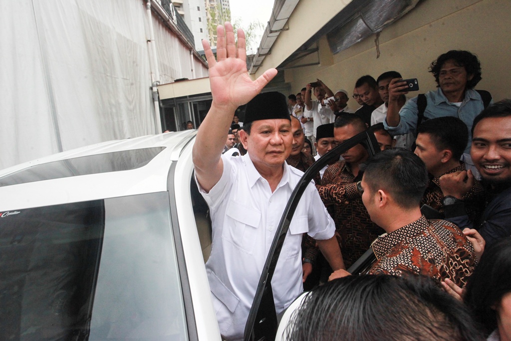 Prabowo: Banyak Kasus Bunuh Diri karena Ekonomi