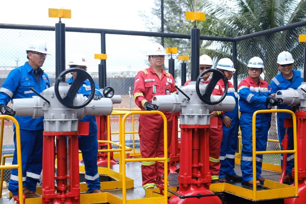 Pertama kalinya lifting minyak mentah Chevron untuk Pertamina (Foto: Kementerian ESDM)