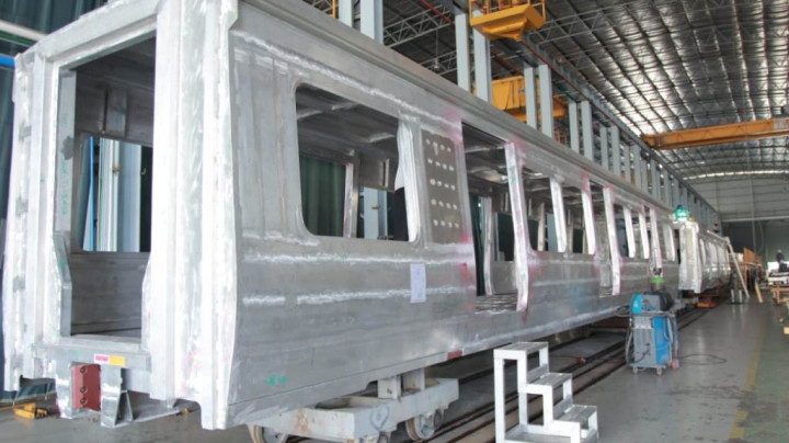 Pengerjaan Kereta LRT Jabodebek Capai 15%