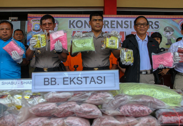 Polda Riau Sita 37 Kg Sabu Asal Malaysia